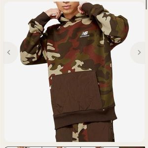 NB fleece camo hoodie